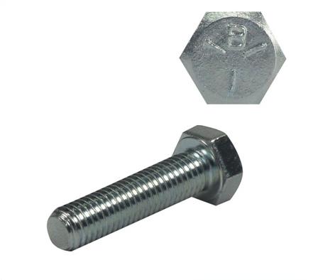 SET SCREW HEX HD G5 ZINC UNC 1/4 X 1/2 S/O